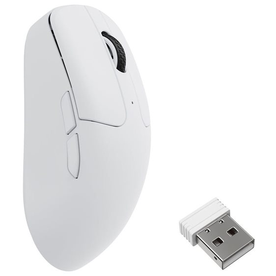 Keychron M2 8k (M2-A24) White Wireless Optical Mouse - 8K Polling Rate Ultra-lightweight