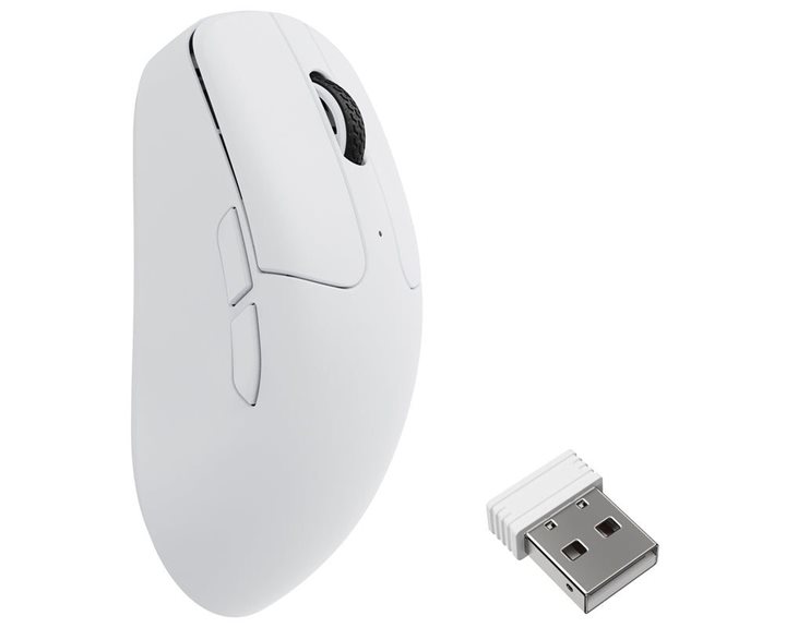 Keychron M2 8k (M2-A24) White Wireless Optical Mouse - 8K Polling Rate Ultra-lightweight