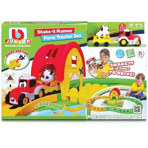 Bburago BB Junior Shake-it Runner Farm Tractor S