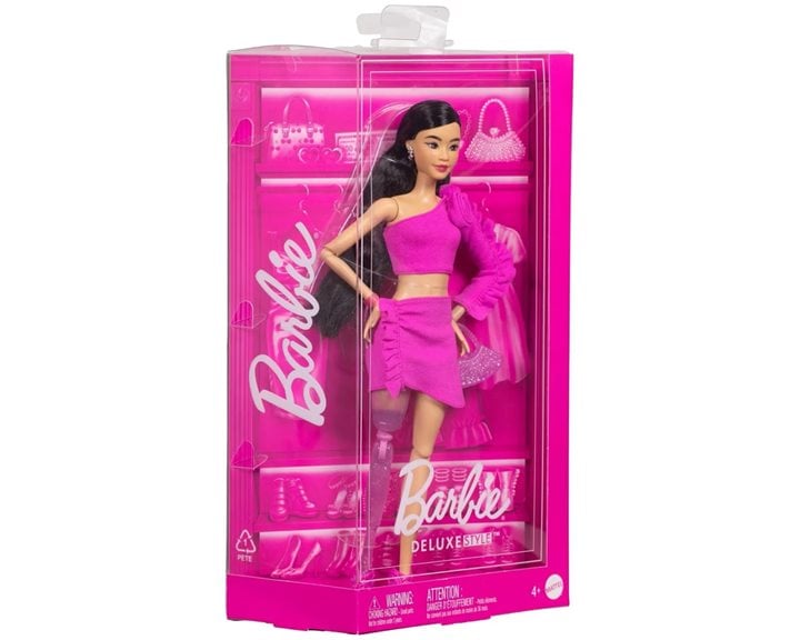 Mattel Barbie Deluxe Style Fashionistas Μελαχρινή Κούκλα HYV26