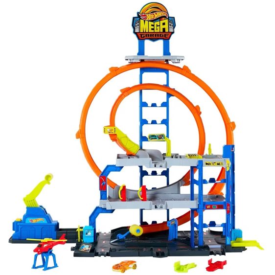 Mattel Hot Wheels Hw City- Mega Γκαραζ Όχημα Παιχνίδι JBM74
