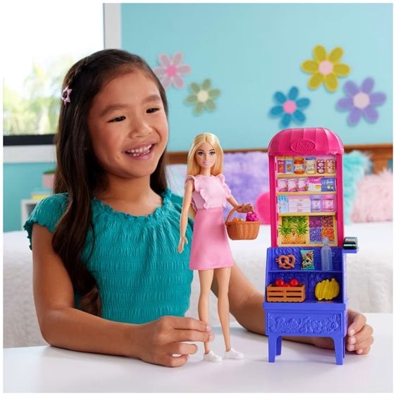 Mattel Barbie Malibu Shopping Plyst Βόλτα Στην Αγορά Κούκλα JCT05
