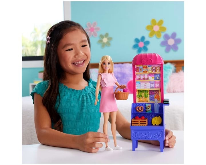 Mattel Barbie Malibu Shopping Plyst Βόλτα Στην Αγορά Κούκλα JCT05