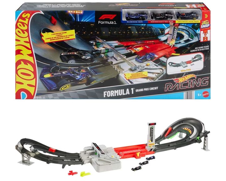 Mattel hot wheels hw racing - πίστα grand prix JDY16