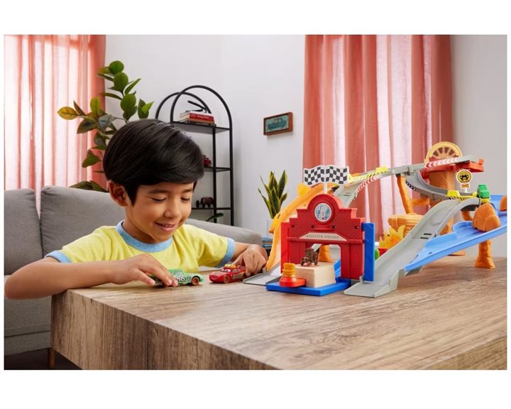 Mattel Disney Cars Cars Πίστα Race And Rescue Disney Pixar Cars Όχημα Παιχνίδι JFL57