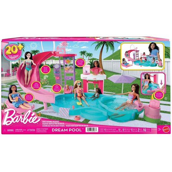 Mattel Barbie Ονειρεμένη Πισίνα JFP01