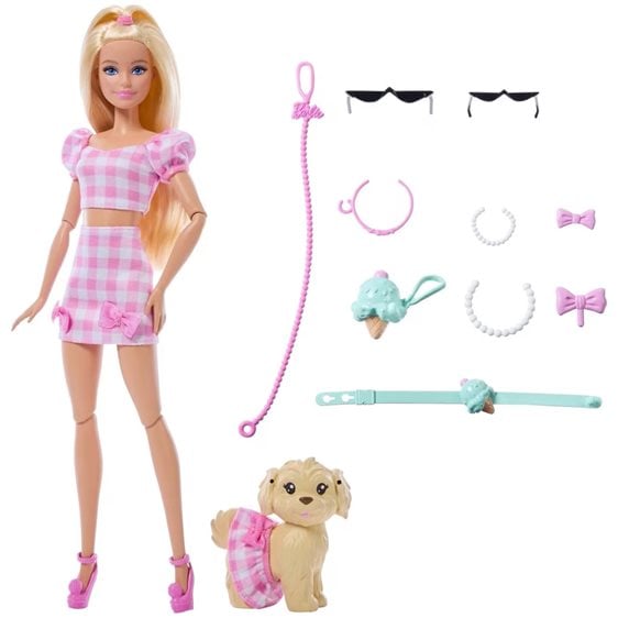 Mattel Barbie Και Σκυλάκι Ασορτί Εμφάνιση Κούκλα JFP36