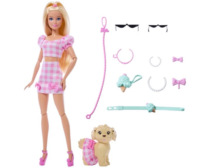Mattel Barbie Και Σκυλάκι Ασορτί Εμφάνιση Κούκλα JFP36