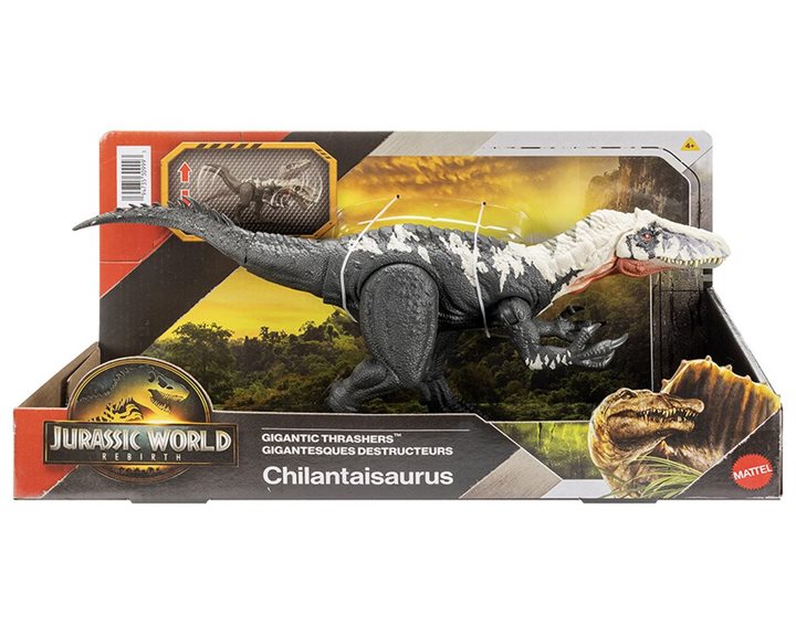 Mattel Mattel Jw Rebirth - Μεγαλοι Δεινοσαυροι Jurassic World Gigantic Thrashers Chilantalsaurus JGB92 / JGB95