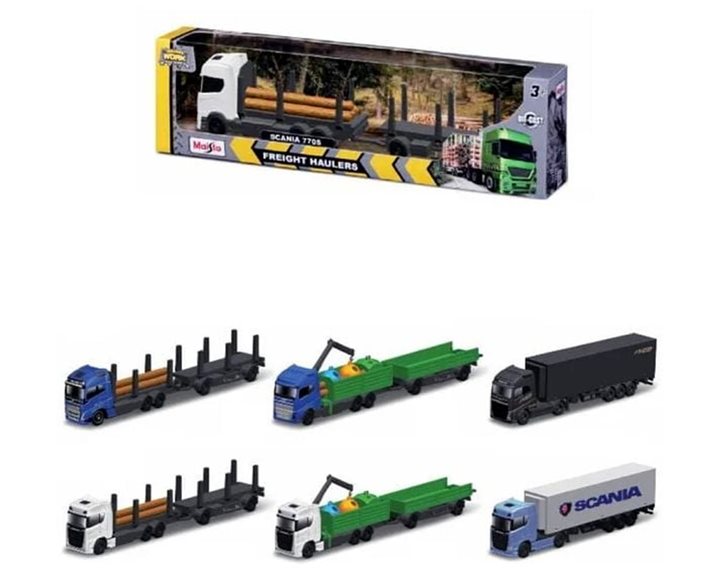 Maisto Mini Work Machines Freight Haul Διάφορα Σχέδια