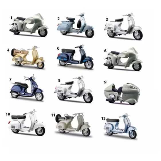 Maisto Vespa Assortment