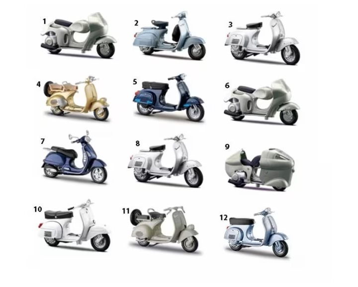 Maisto Vespa Assortment