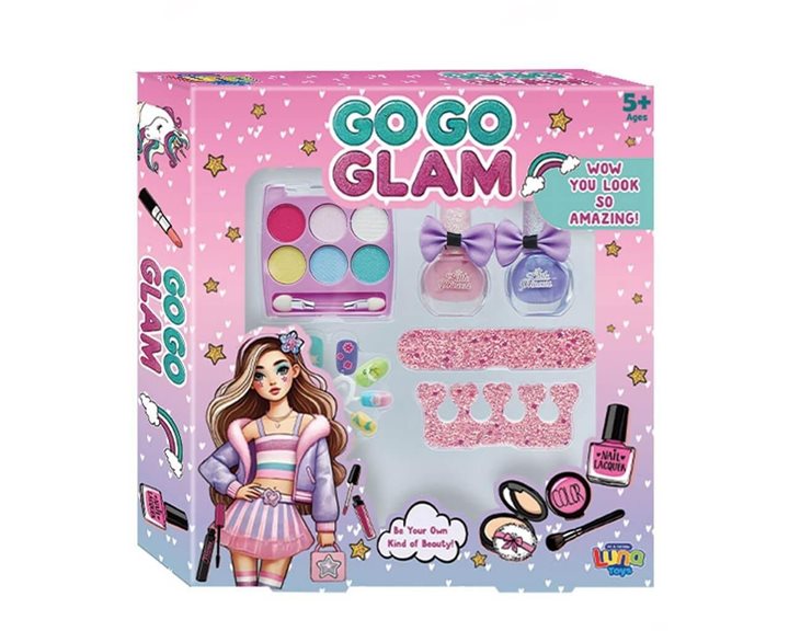 Μακιγιάζ Σετ Go Go Glam Luna Toys 22τμχ. 23,7x4x25,7 εκ. 000623018