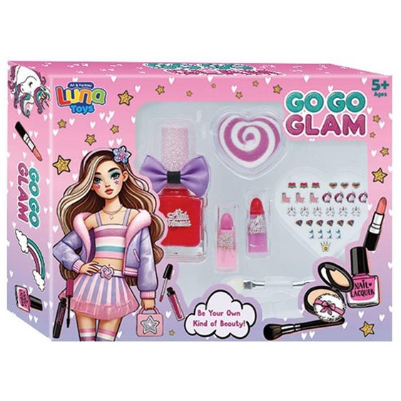 Μακιγιάζ Σετ Go Go Glam Luna Toys 6τμχ. 18,2x3,8x14,5 εκ. 000623021