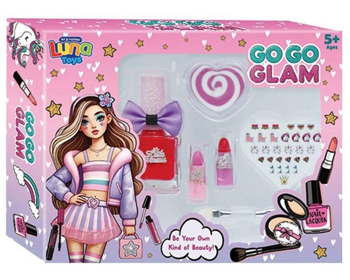 Μακιγιάζ Σετ Go Go Glam Luna Toys 6τμχ. 18,2x3,8x14,5 εκ. 000623021