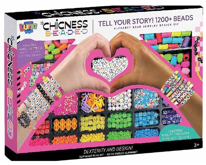 Χάντρες Luna Toys 1200τμχ. 35x3,5x25εκ. 000623238