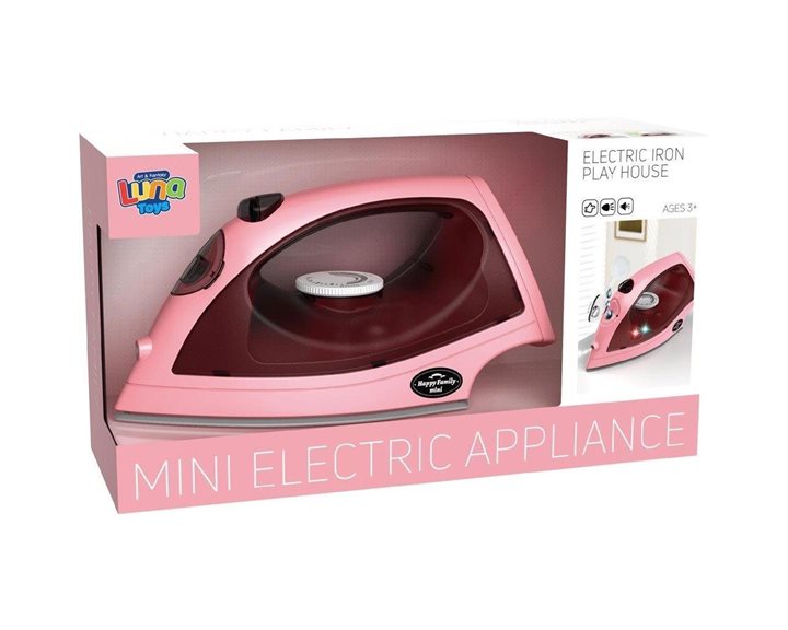 Σίδερο Luna Toys Ροζ με φως, ήxο και καπνό 28x9,5x15,5εκ. 000623251