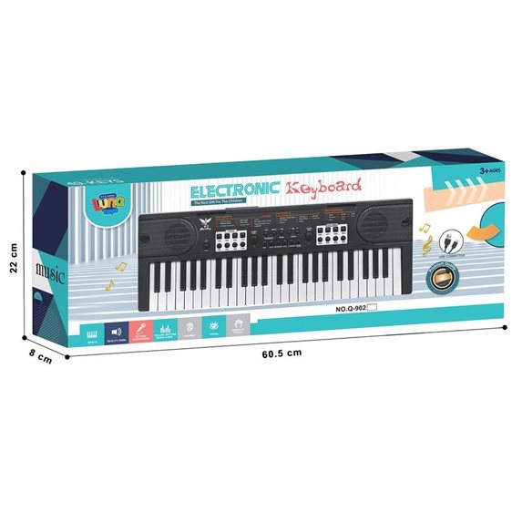 Άρμονιο 24 Κλειδιών με Μικρόφωνο και USB 60.5x8x22cm 000623294