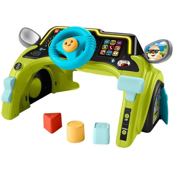 Mattel Fisher-Price Laugh & Learn Sit & Steer Εκπαιδευτικό Αυτοκίνητο HYR91