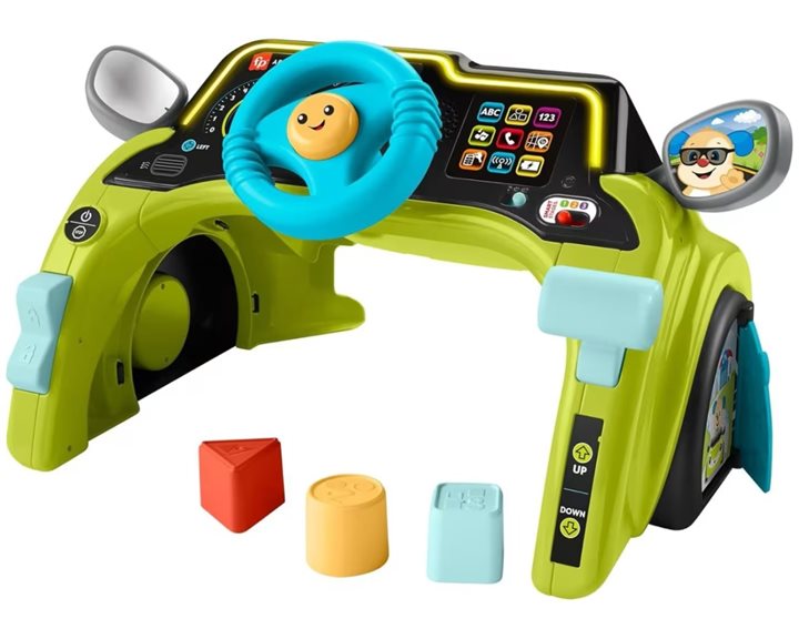 Mattel Fisher-Price Laugh & Learn Sit & Steer Εκπαιδευτικό Αυτοκίνητο HYR91