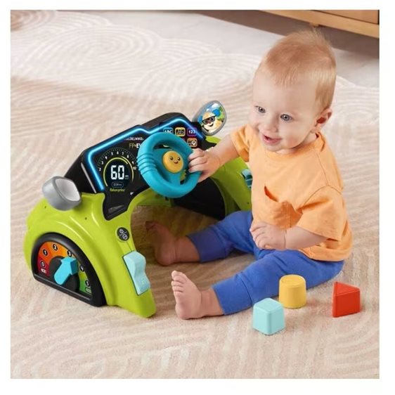 Mattel Fisher-Price Laugh & Learn Sit & Steer Εκπαιδευτικό Αυτοκίνητο HYR91