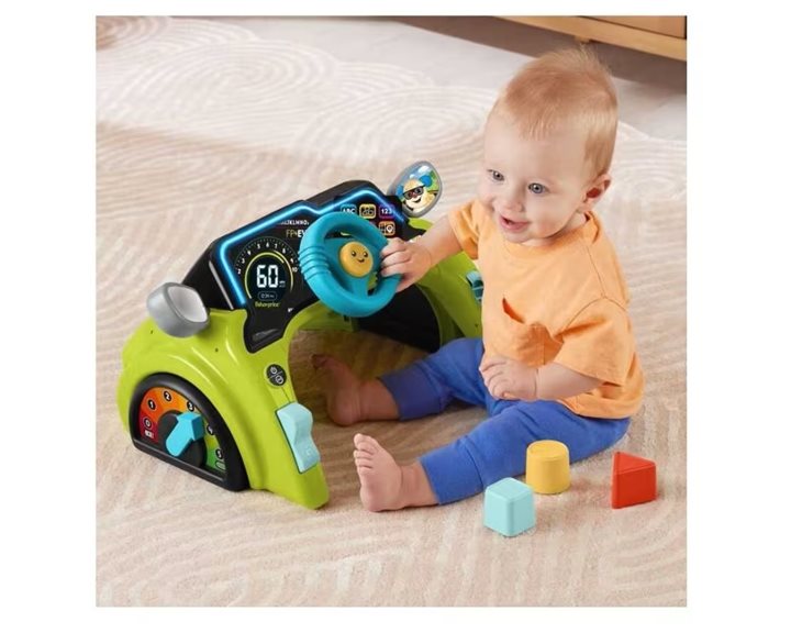 Mattel Fisher-Price Laugh & Learn Sit & Steer Εκπαιδευτικό Αυτοκίνητο HYR91