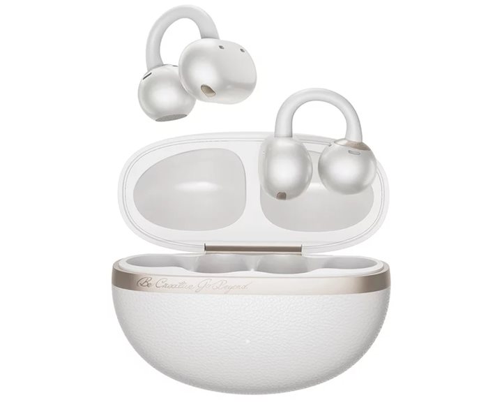 QCY Crossky C50 White (CT06) Open Ear Earclip, BT 6.0, IPX5 waterproof, 35h