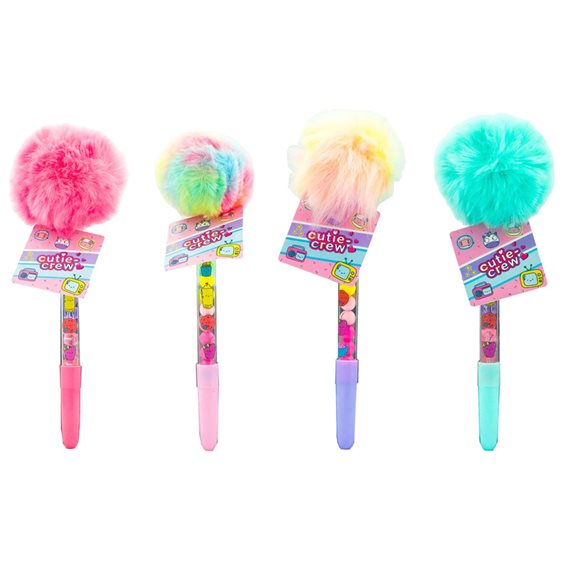 Cutie Crew Pen Crystal & Fluffy