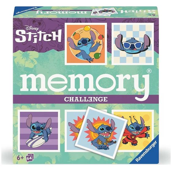 Ravensburger Disney Stitch Επιτραπέζιο Μνήμης Memory Stitch 24697