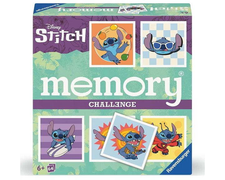Ravensburger Disney Stitch Επιτραπέζιο Μνήμης Memory Stitch 24697