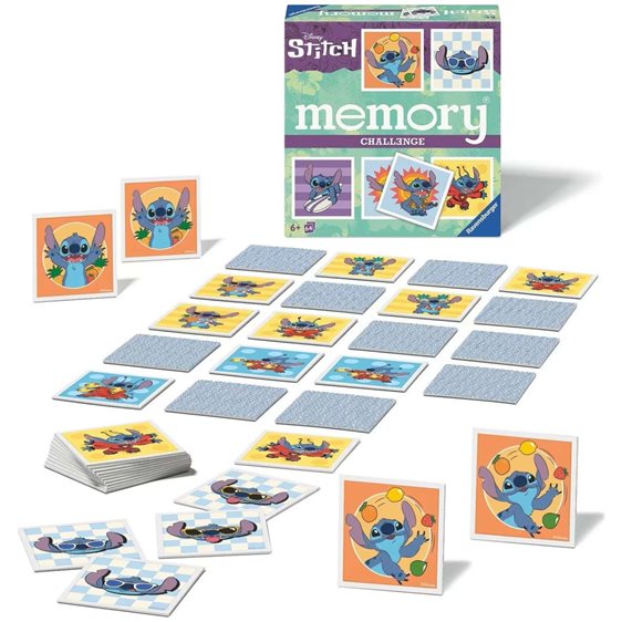 Ravensburger Disney Stitch Επιτραπέζιο Μνήμης Memory Stitch 24697