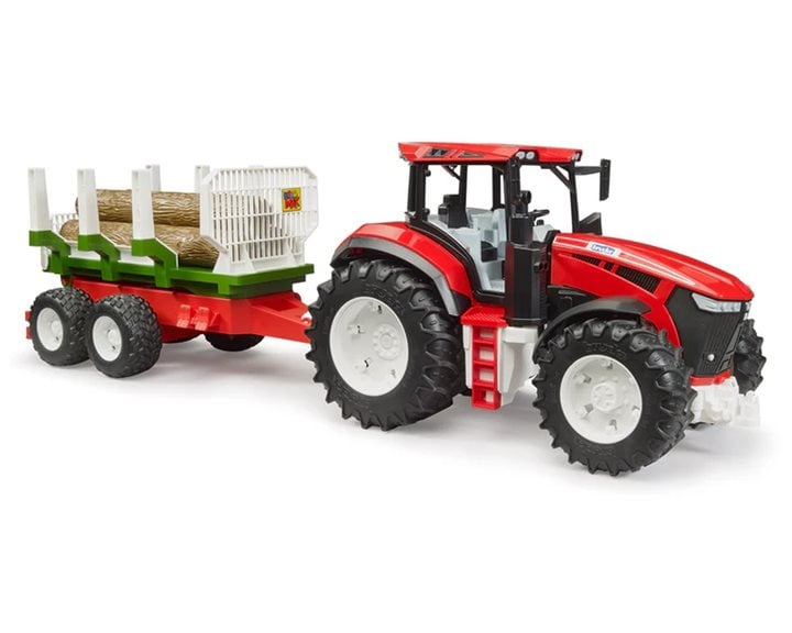 Bruder Τρακτέρ με Καρότσα και Κορμούς Roadmax