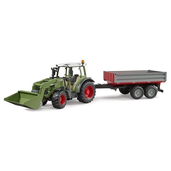 Bruder Τρακτέρ Fendt Vario 211 με Φορτωτή και Καρότσα 1:16