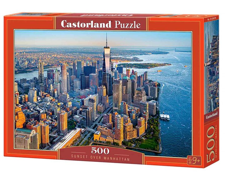 Πάζλ Castorland 500τεμ Sunset Over Manhattan B-53674