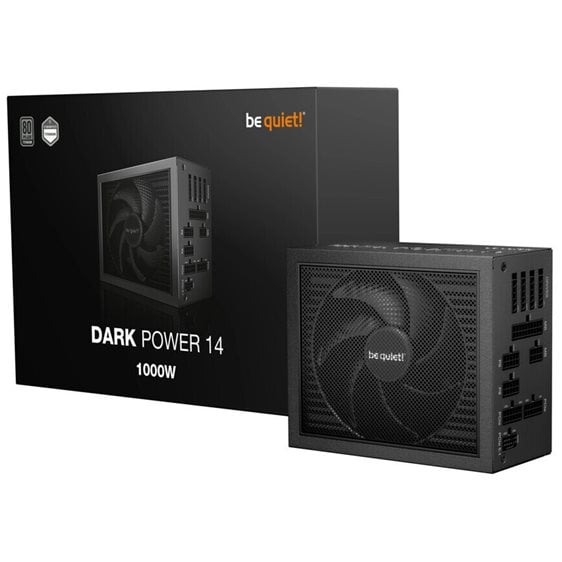 BEQUIET PSU DARK POWER 14 1000W BP020EU, TITANIUM CERTIFIED, MODULAR CABLES, 135MM FAN, 10YW.