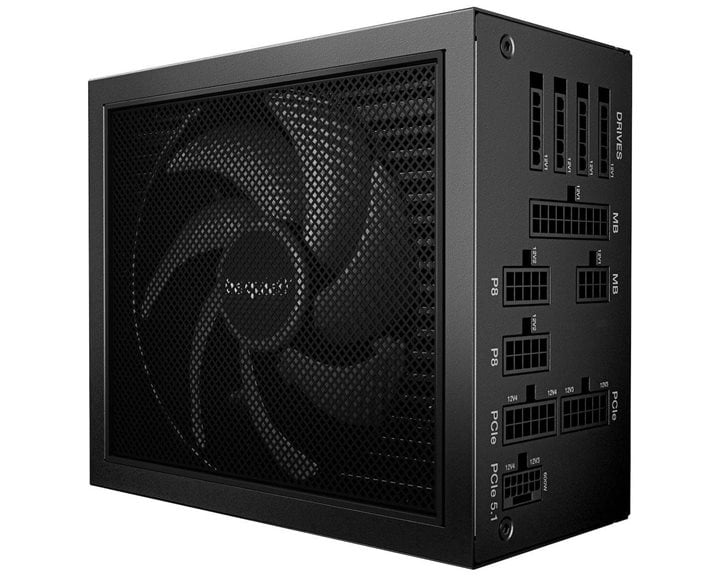 BEQUIET PSU DARK POWER 14 1000W BP020EU, TITANIUM CERTIFIED, MODULAR CABLES, 135MM FAN, 10YW.