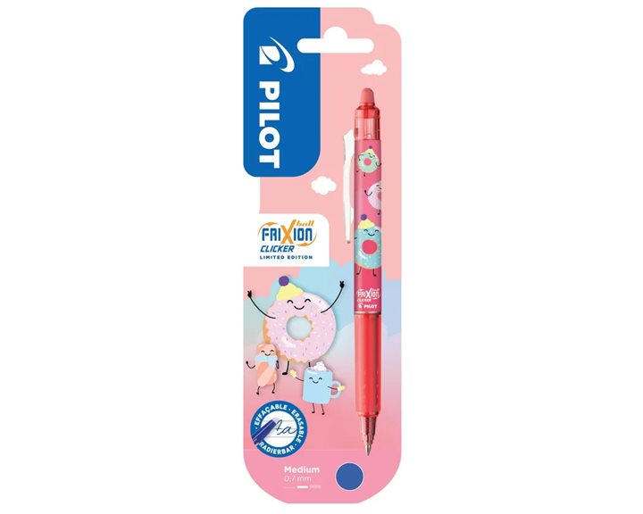 Pilot Στυλό Frixion Sweet Paradise Clicker 0.7mm Μπλε