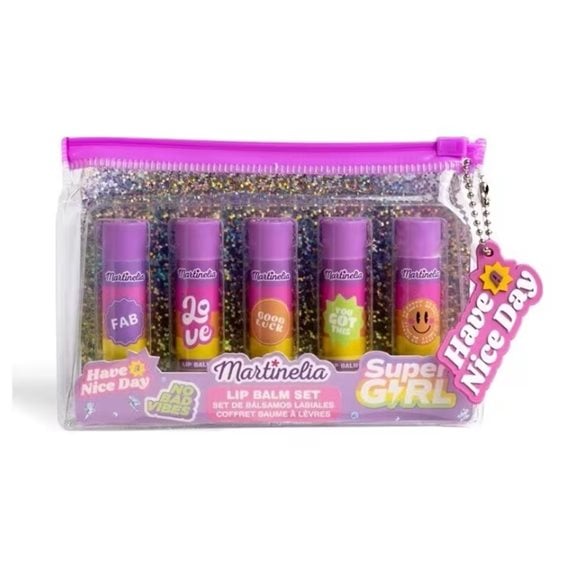 Martinelia Super Girl  Lip Balm Set 5pieces  LM-44057