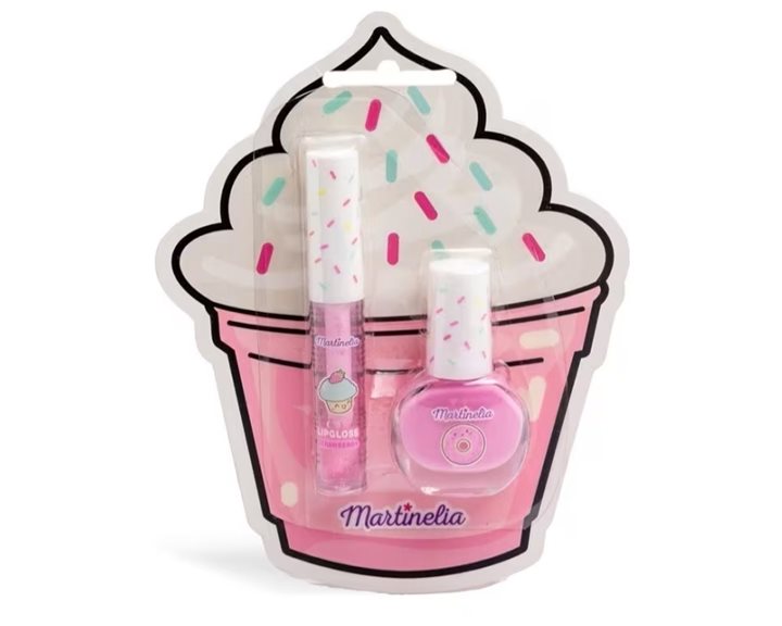 Martinelia Yummy Sweet Treats Glam Set Lip Gloss & Nail Polish LM-85456