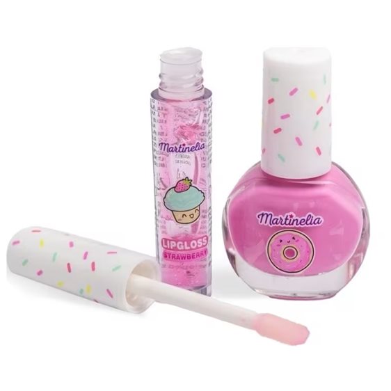 Martinelia Yummy Sweet Treats Glam Set Lip Gloss & Nail Polish LM-85456