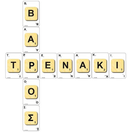 Επιτραπέζιο Παιχνίδι Scrabble Κάρτες 520194