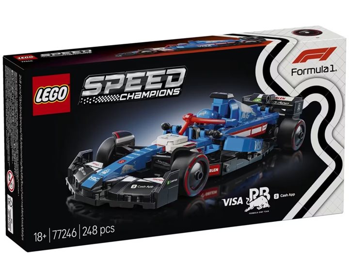 LEGO Speed Champions Visa Cash App RB VCARB 01 F1 Race Car 77246