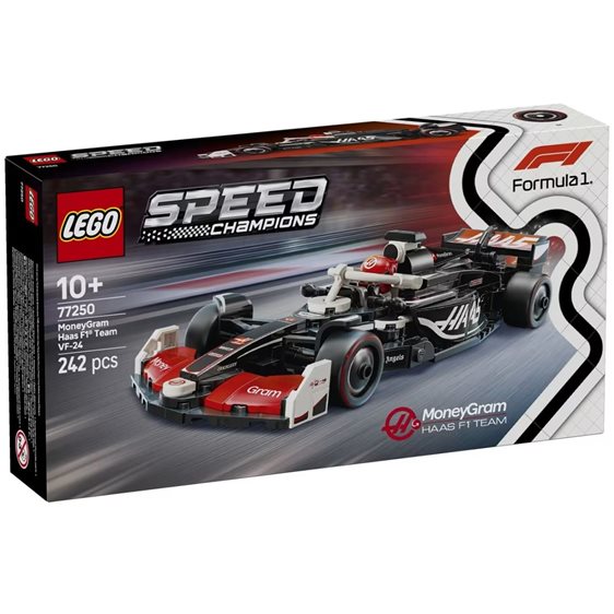 LEGO Speed Champions Moneygram Haas F1 Team VF-24 Race Car 77250