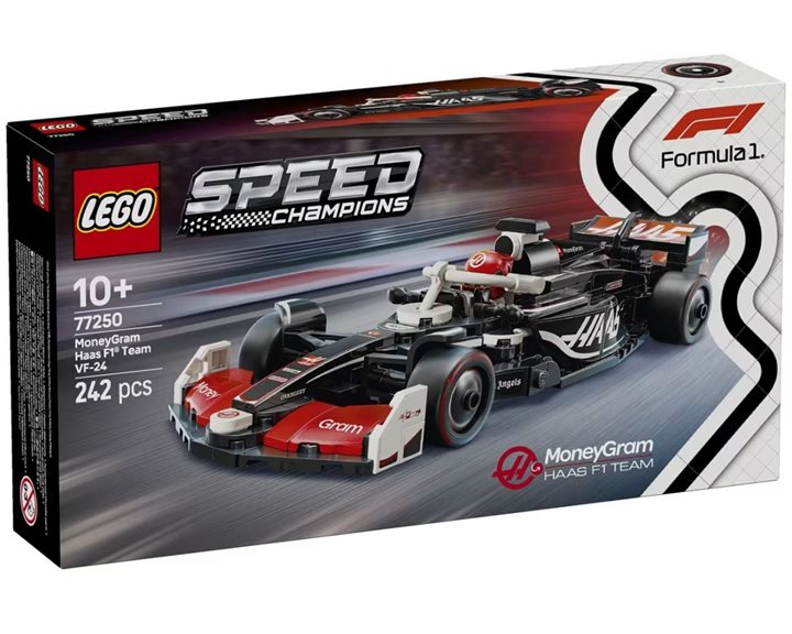 LEGO Speed Champions Moneygram Haas F1 Team VF-24 Race Car 77250