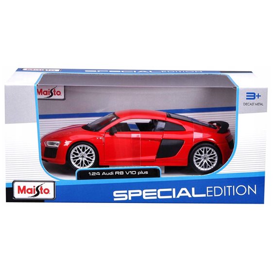 MAISTO 1/24 SP ED AUDI R8 V10 PLUS RED