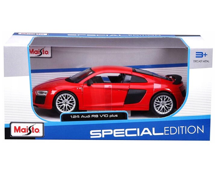 MAISTO 1/24 SP ED AUDI R8 V10 PLUS RED