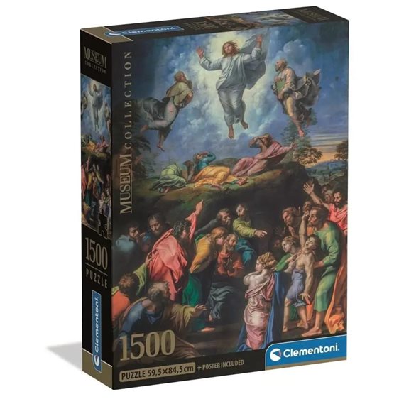 Clementoni Παζλ Museum Collection Raphael: Η μεταμόρφωση 1500 τμχ - Compact Box