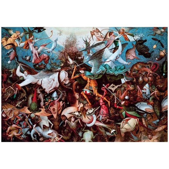 Clementoni Παζλ Museum Collection Bruegel: Η Πτώση των Επαναστατημένων Αγγέλων 1000 τμχ - Compact Bo