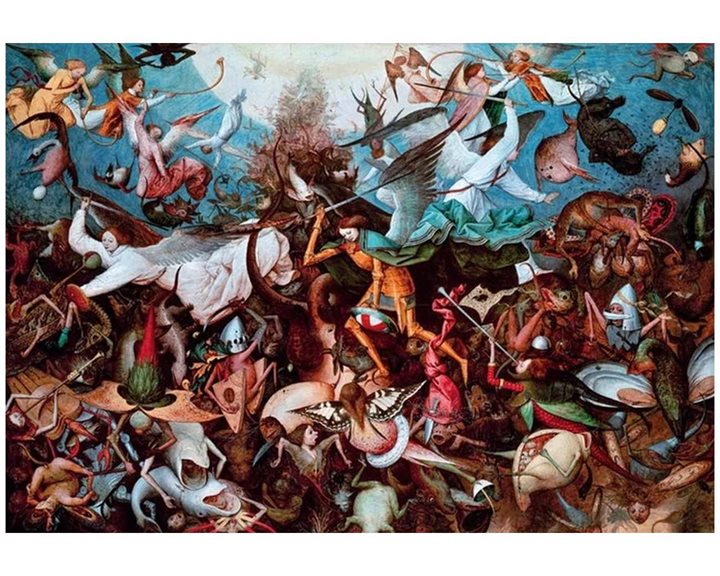 Clementoni Παζλ Museum Collection Bruegel: Η Πτώση των Επαναστατημένων Αγγέλων 1000 τμχ - Compact Bo