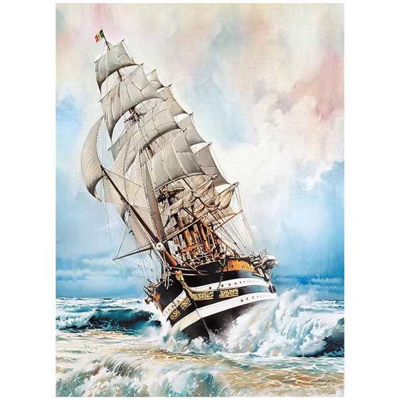 Clementoni Παζλ High Quality Collection Amerigo Vespucci 1000 τμχ - Compact Box